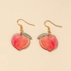 Earrings*Boogzel Clothing 2.0 Aesthetic Earrings Peach