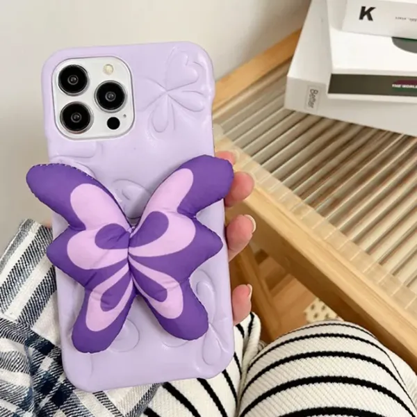 Iphone Cases*Boogzel Clothing 2.0 Butterfly Puffer IPhone Case Purple