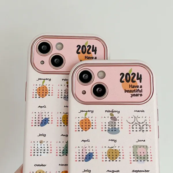 Iphone Cases*Boogzel Clothing 2024 Calendar iPhone Case Pink