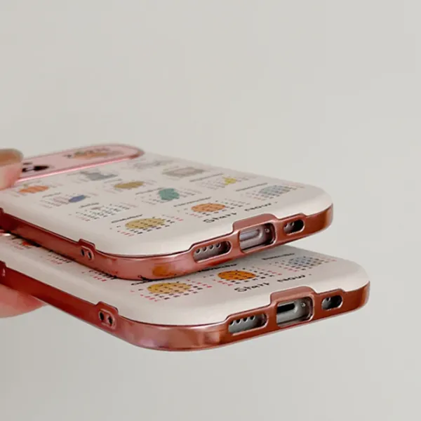 Iphone Cases*Boogzel Clothing 2024 Calendar iPhone Case Pink