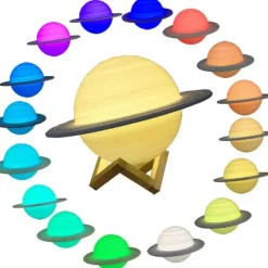 Aesthetic Room Decor|Lights & Lamps*Boogzel Clothing 16 Colors Saturn Lamp