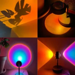 Lights & Lamps|Aesthetic Room Decor*Boogzel Clothing 12 Colors Sunset Projector Multi