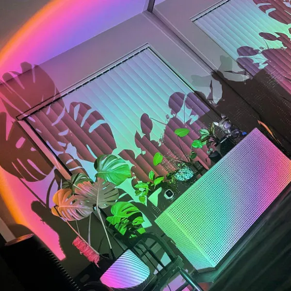 Lights & Lamps|Aesthetic Room Decor*Boogzel Clothing 12 Colors Sunset Projector Multi
