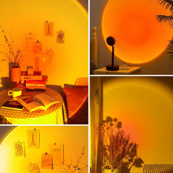 Lights & Lamps|Aesthetic Room Decor*Boogzel Clothing 12 Colors Sunset Projector Multi