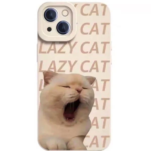 Iphone Cases*Boogzel Clothing 2.0 Lazy Cat iPhone Case