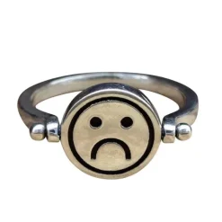 Anxiety Rings|Rings*Boogzel Clothing 2 Moods Anxiety Reversible Ring Silver