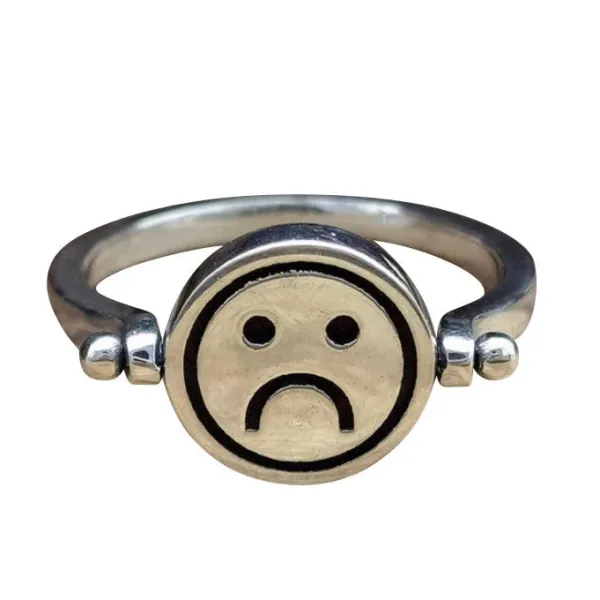 Anxiety Rings|Rings*Boogzel Clothing 2 Moods Anxiety Reversible Ring Silver