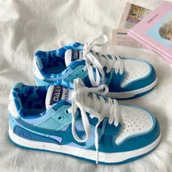 Classics|Aesthetic Sneakers*Boogzel Clothing 2.0 Shooting Star Aesthetic Sneakers Blue