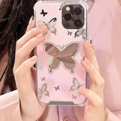 Iphone Cases*Boogzel Clothing Aesthetic Butterfly iPhone Case Pink