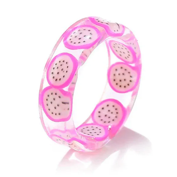 Rings*Boogzel Clothing Aesthetic Clear Fruit Ring