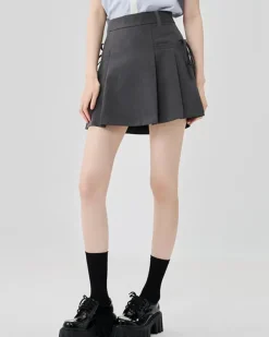 Skirts*Boogzel Clothing Aesthetic Outfit Grey Mini Skirt