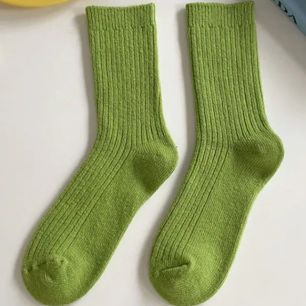 Socks*Boogzel Clothing Aesthetic Ribbed Socks