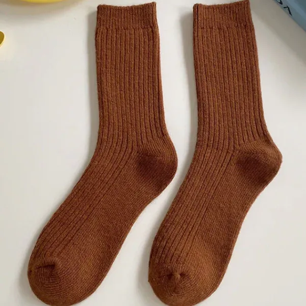 Socks*Boogzel Clothing Aesthetic Ribbed Socks
