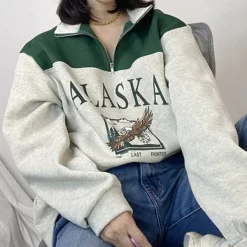 Sweatshirts*Boogzel Clothing Alaska Zip Up Sweatshirt