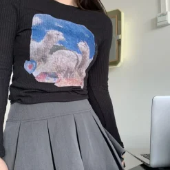 Long Sleeve Tops*Boogzel Clothing Alpaca Ribbed Long Sleeve Top