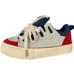 Mad|Aesthetic Sneakers*Boogzel Clothing American Dream Skater Sneakers Red/blue