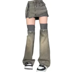 Skirts*Boogzel Clothing American Dream Skirt & Leg Warmers Set Green