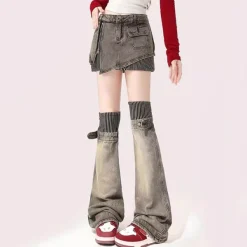 Skirts*Boogzel Clothing American Dream Skirt & Leg Warmers Set Green