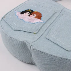Bags & Purses*Boogzel Clothing Angel Embroidery Baguette Bag Blue