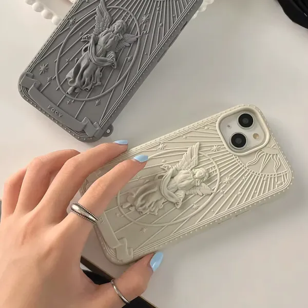 Iphone Cases*Boogzel Clothing Angel Statue iPhone Case