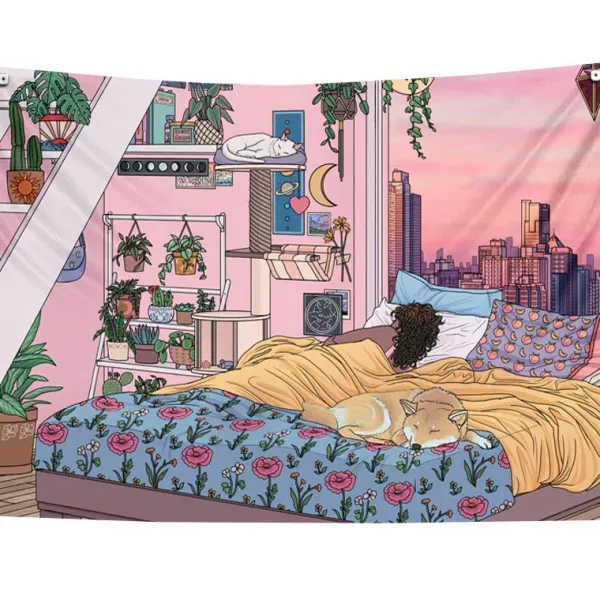 Posters / Tapestry*Boogzel Clothing Anime Room Wall Tapestry
