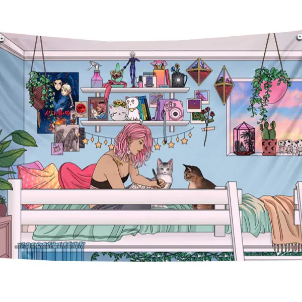 Posters / Tapestry*Boogzel Clothing Anime Room Wall Tapestry