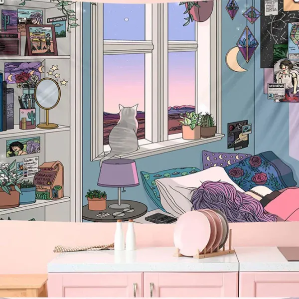 Posters / Tapestry*Boogzel Clothing Anime Room Wall Tapestry