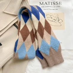 Other*Boogzel Clothing Argyle Pattern Scarf