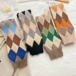 Other*Boogzel Clothing Argyle Pattern Scarf
