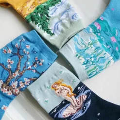 Socks*Boogzel Clothing Art Series 4 Pack Socks Multicolor
