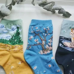 Socks*Boogzel Clothing Art Series 4 Pack Socks Multicolor