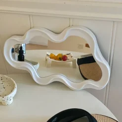 Aesthetic Mirrors|Aesthetic Room Decor*Boogzel Clothing Asymmetrical Aesthetic Wavy Mirror
