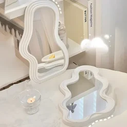 Aesthetic Mirrors|Aesthetic Room Decor*Boogzel Clothing Asymmetrical Aesthetic Wavy Mirror