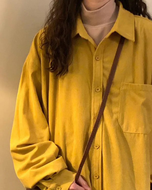 Long Sleeve Tops*Boogzel Clothing Autumn Colors Cord Shirt