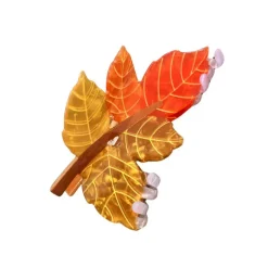 Hair Accessories*Boogzel Clothing Autumn Leaves Hair Claw Orange