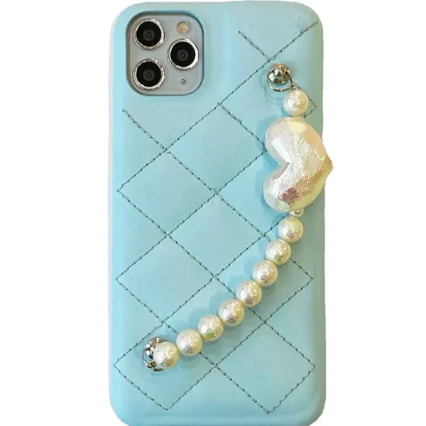Iphone Cases*Boogzel Clothing Baby Pearl Chain iPhone Case Blue
