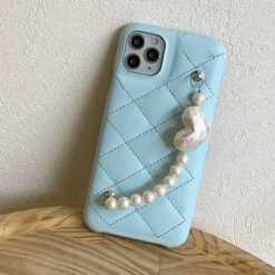 Iphone Cases*Boogzel Clothing Baby Pearl Chain iPhone Case Blue