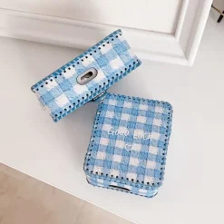 Iphone Cases*Boogzel Clothing Baby Plaid AirPods Case Blue