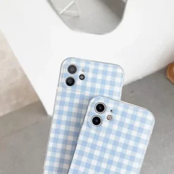 Iphone Cases*Boogzel Clothing Baby Plaid iPhone Case Blue