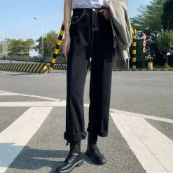 Jeans*Boogzel Clothing Baby Lies Wide Jeans Black