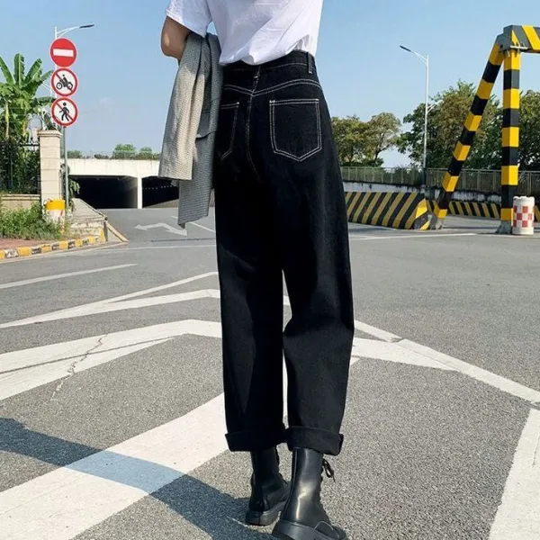 Jeans*Boogzel Clothing Baby Lies Wide Jeans Black