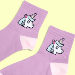 Socks*Boogzel Clothing Baby Unicorn Socks Purple