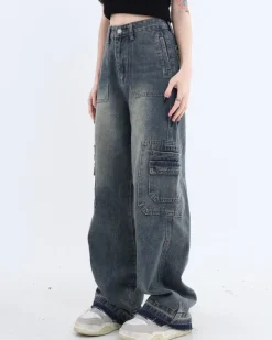 Jeans*Boogzel Clothing Bad Advice Cargo Jeans Blue
