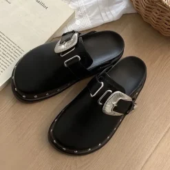 Classics*Boogzel Clothing Bad Manners Slip-On Shoes Black