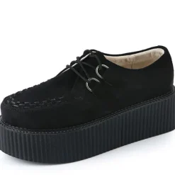 Classics*Boogzel Clothing Bad Manners Velvet Creepers Black