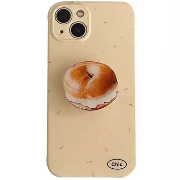 Iphone Cases*Boogzel Clothing Bagel iPhone Case Yellow