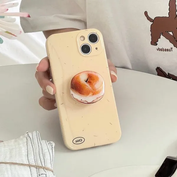 Iphone Cases*Boogzel Clothing Bagel iPhone Case Yellow