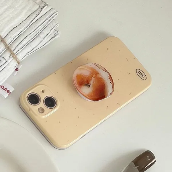 Iphone Cases*Boogzel Clothing Bagel iPhone Case Yellow