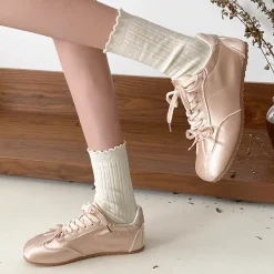 Mad|Aesthetic Sneakers*Boogzel Clothing Balletcore Aesthetic Bow Sneakers