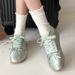 Mad|Aesthetic Sneakers*Boogzel Clothing Balletcore Aesthetic Bow Sneakers